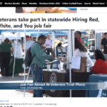Veterans take part in statewide Hiring Red, White, and You job fair