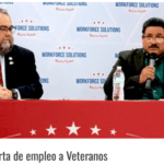 Abren puerta de empleo a Veteranos